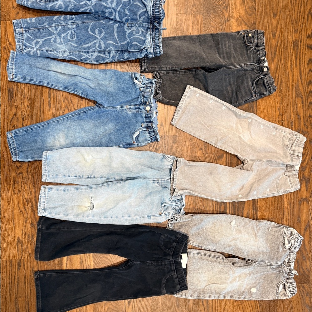 LOT of Zara Toddler Girl, 3 Years, Jeans, Jeggings, and one Primark